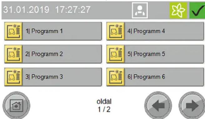 Kärcher CWB 3 - A program indítása a kijelzón - 2