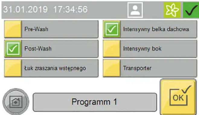 Kärcher CWB 3 - Uruchamianie programu na wyświetlaczu - 3