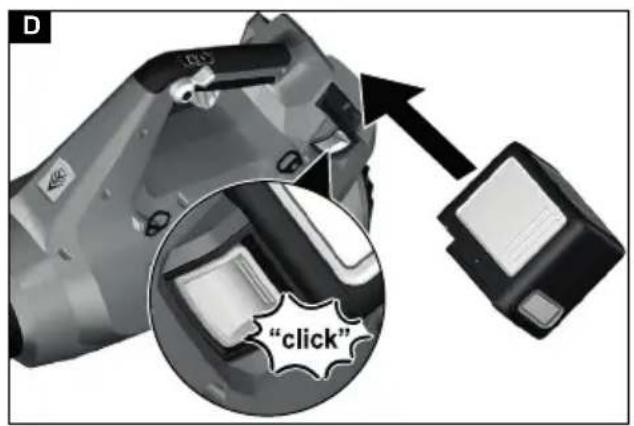 D "click"