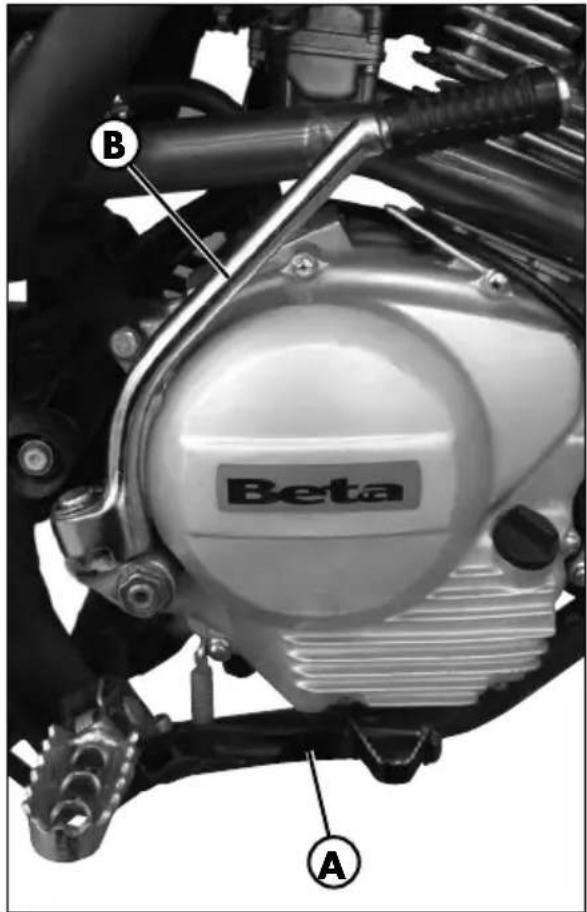 Beta RR 4T 125 AC (2015) - BÉQUILLE LATERALE - 1