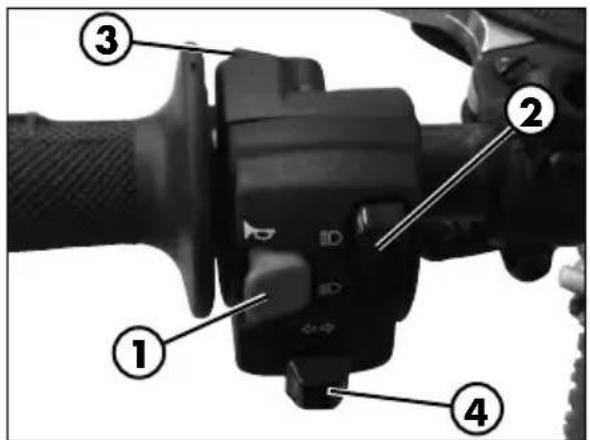 Beta RR 4T 125 AC (2015) - COMMUTATEUR GAUCHE - 1