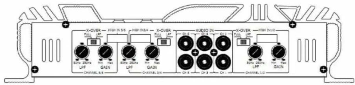 Auna AMPCH02 - Amplificador de 6 canales - 1