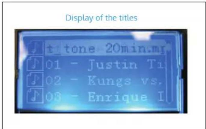 Auna Streetstar 10 - Description of the indications in the display - 2
