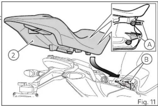 DUCATI Monster 797 (2021) - Repose de la selle - 1