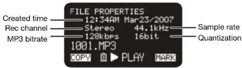MARANTZ PMD661MKIII - File Properties - 1