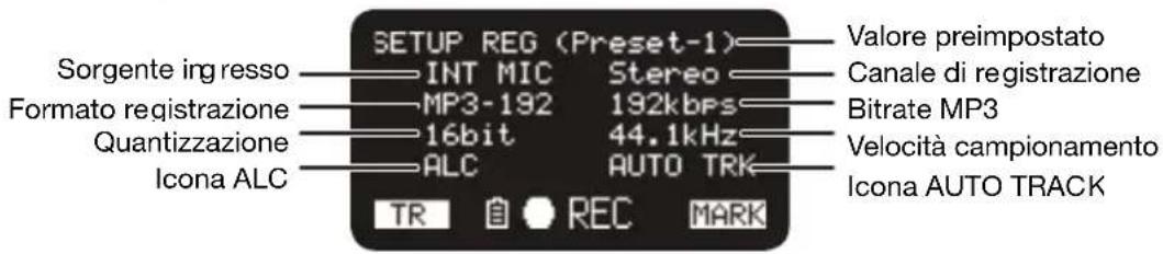 MARANTZ PMD661MKIII - Impostazioni di registrazione - 1