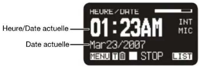 MARANTZ PMD661MKIII - Heure/Date actuelle - 1
