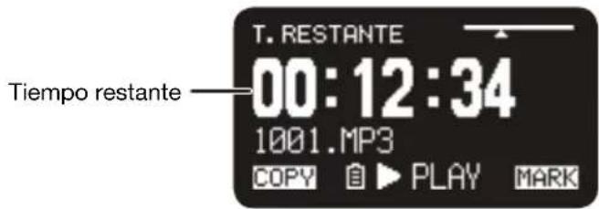 MARANTZ PMD661MKIII - Tiempo restante - 1