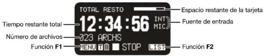 MARANTZ PMD661MKIII - Tiempo restante total - 1
