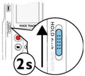 PHILIPS VoiceTracer DVT1120 - Activer et désactiver le verrou des boutons - 1
