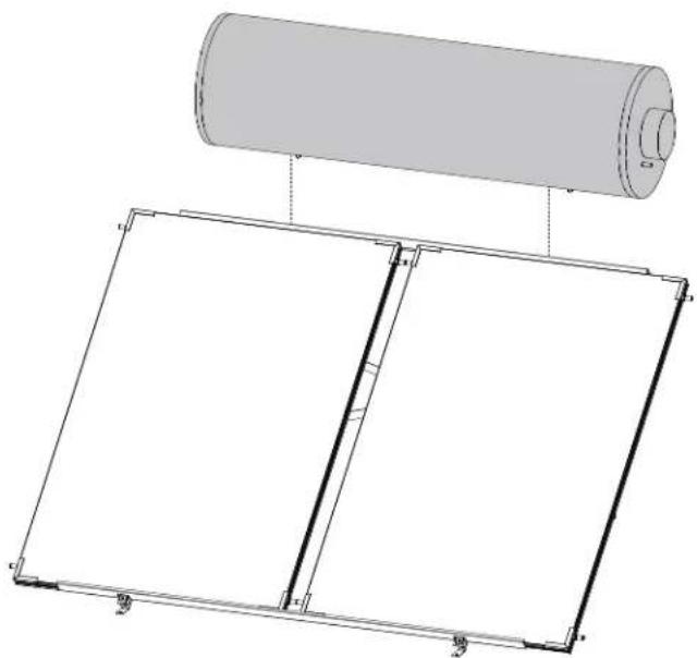 Baxi STS 300 2.0 - Montaje cubierta plana Montagem cobertura plana Flat roof assembly Montage toiture plate - 10