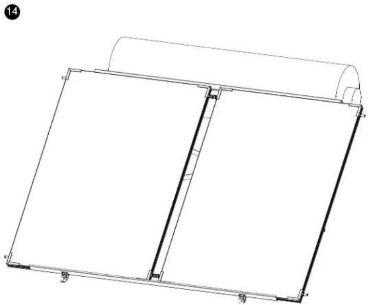 Baxi STS 300 2.0 - Montaje cubierta plana Montagem cobertura plana Flat roof assembly Montage toiture plate - 14