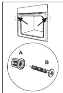 CATA PR 6011 XGBK - FIXAR O FORNO NO ARMÁRIO - 1