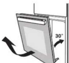 CATA PR 6011 XGBK - RETIRAR A PORTA DO FORNO (OPCIONAL) - 2