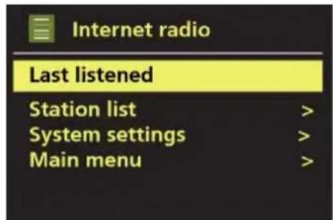 ALBRECHT DR 316 - Modalità radio Internet - 2