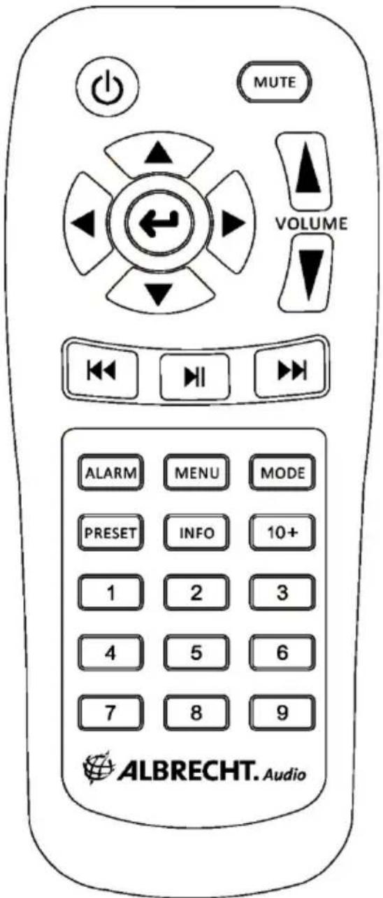 ALBRECHT DR 316 - Télécommande - 1