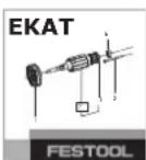 FESTOOL ETSC 125 Li - Perigo de ferimentos, choque elétrico - 2