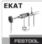 FESTOOL LEX 3 772.5 - Опасность травмирования - 2