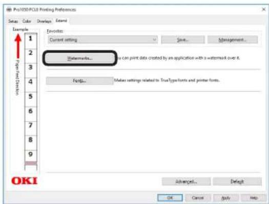 OKI Pro1050 - WindowsPCL打印机驱动程序 - 1