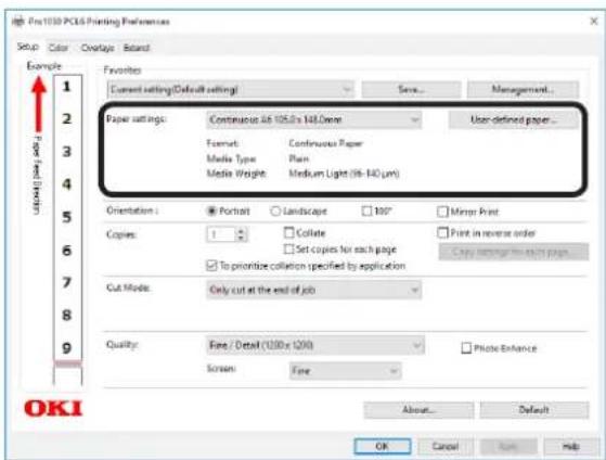 OKI Pro1050 - 2 3 4 5 - 1