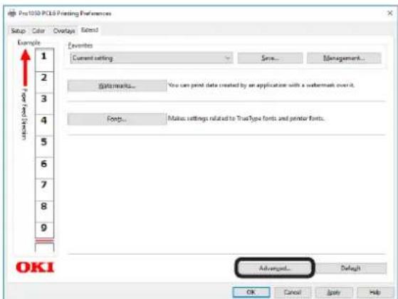 OKI Pro1050 - 2 3 4 - 1