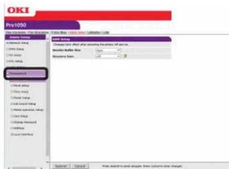 OKI Pro1050 - 更改管理员密码 - 1