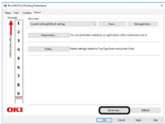 OKI Pro1050 - WindowsPCL打印机驱动程序 - 1