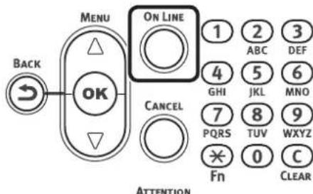OKI Pro1050 - 按滚动按钮或 - 8