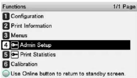 OKI Pro1050 - 更改管理员密码 - 2