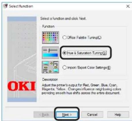 OKI Pro1050 - 更改 Gamma 值和色度 - 2