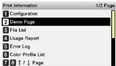 OKI Pro1050 - 按滚动按钮 - 3