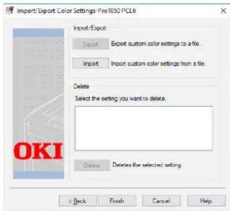 OKI Pro1050 - 启动颜色校正实用程序。 - 3