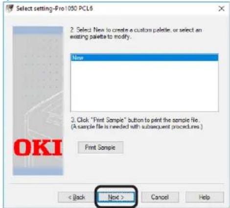 OKI Pro1050 - 点击[下一页（Next）]。 - 1