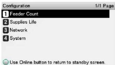 OKI Pro1050 - 按滚动按钮或 - 3
