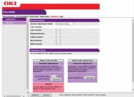 OKI Pro1050 - 打印机校准 - 1