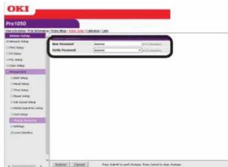 OKI Pro1050 - 更改管理员密码 - 3