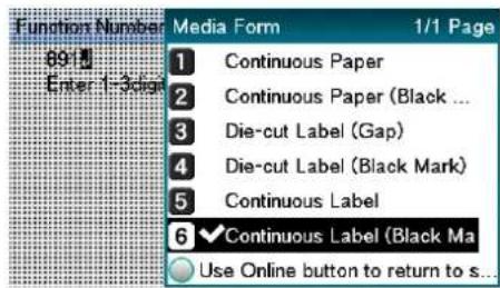OKI Pro1050 - 校准黑色标记传感器 - 2