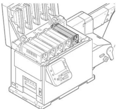 OKI Pro1050 - 仅使用指定打印墨粉盒进行打印（抬起） - 2