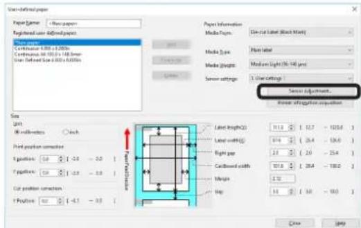 OKI Pro1050 - 点击[传感器调整（Sensor Adjustment）]。 - 1