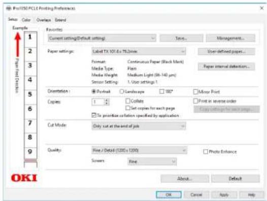 OKI Pro1050 - WindowsPCL打印机驱动程序 - 2