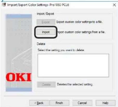 OKI Pro1050 - 启动颜色校正实用程序。 - 4