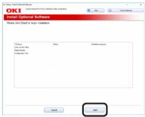 OKI Pro1050 - 安装实用程序 - 5