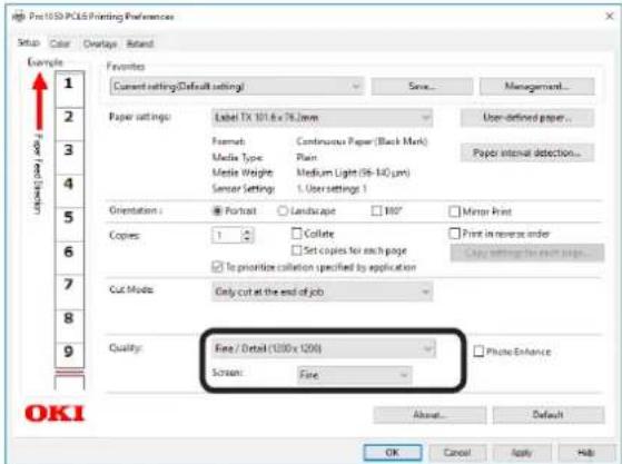 OKI Pro1050 - WindowsPCL打印机驱动程序 - 1