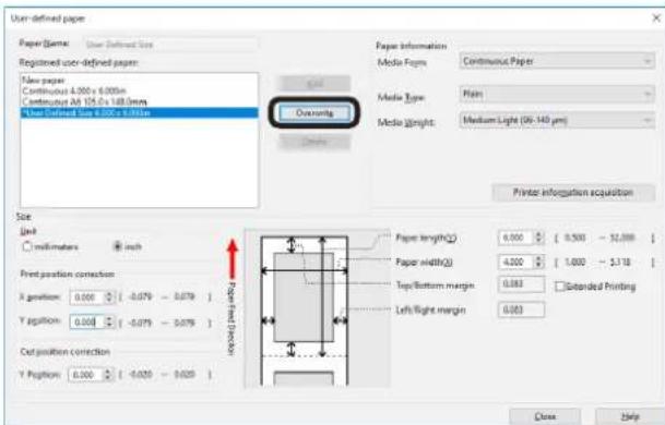 OKI Pro1050 - 在打印机驱动程序中微调剪切位置 - 6