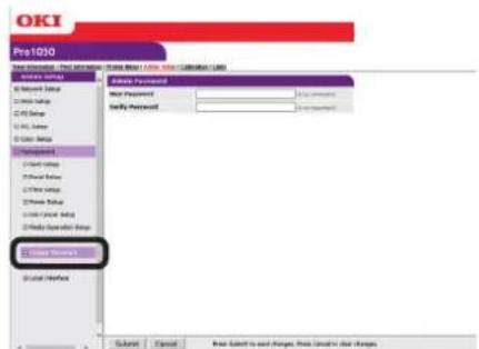 OKI Pro1050 - 更改管理员密码 - 2