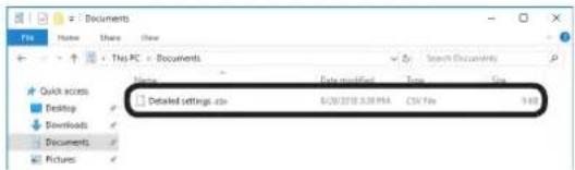 OKI Pro1050 - 以 CSV 文件的形式获取信息报告 - 5