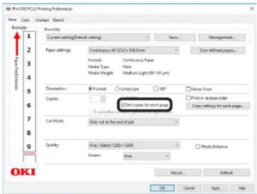 OKI Pro1050 - 2 3 4 - 1