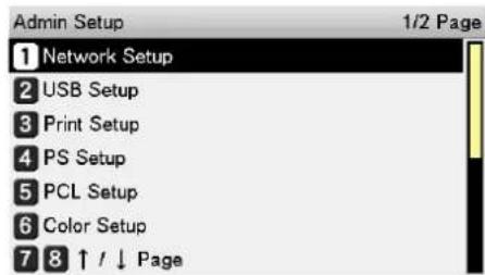 OKI Pro1050 - 按滚动按钮或 - 5