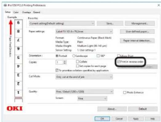 OKI Pro1050 - WindowsPCL打印机驱动程序 - 1