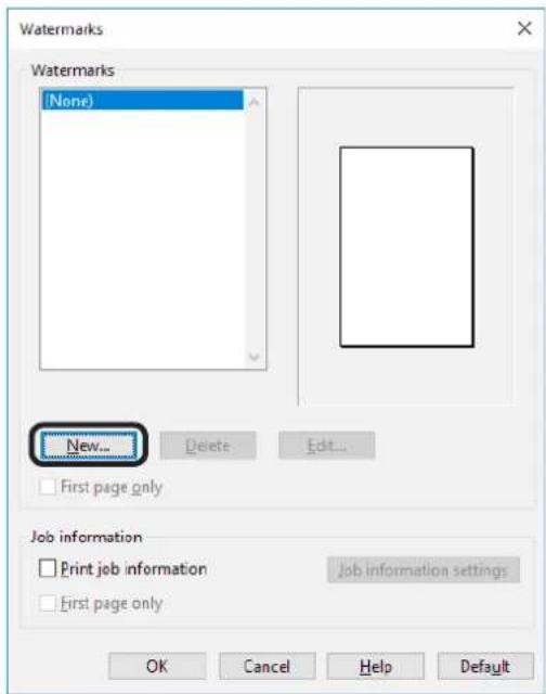 OKI Pro1050 - 点击[新建（New）]。 - 1